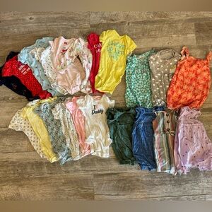 Baby Girl Clothes 6 Months Clothes Bundle- 40+ Pieces (List in Description)